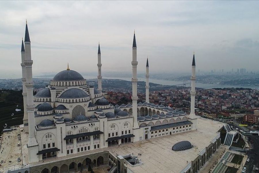 Çamlıca Mosque with Two Continents